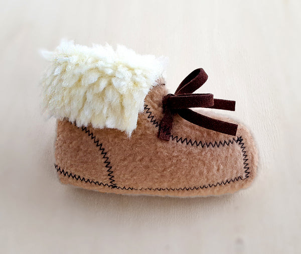 mocha moccasin catnip toy