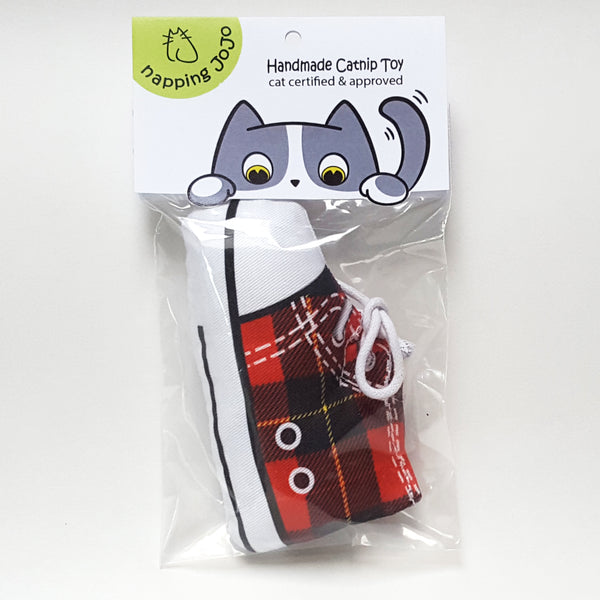 Sneaker Cat Toy in package
